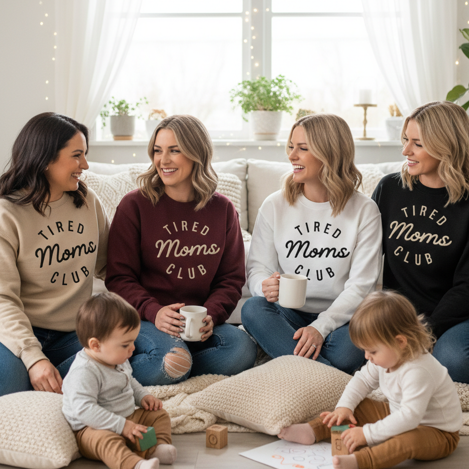 Tired Moms Club sweatshirt