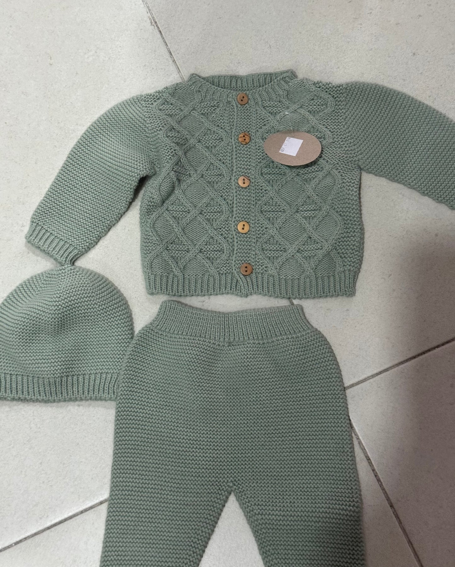 Conjunto 3 peças malha