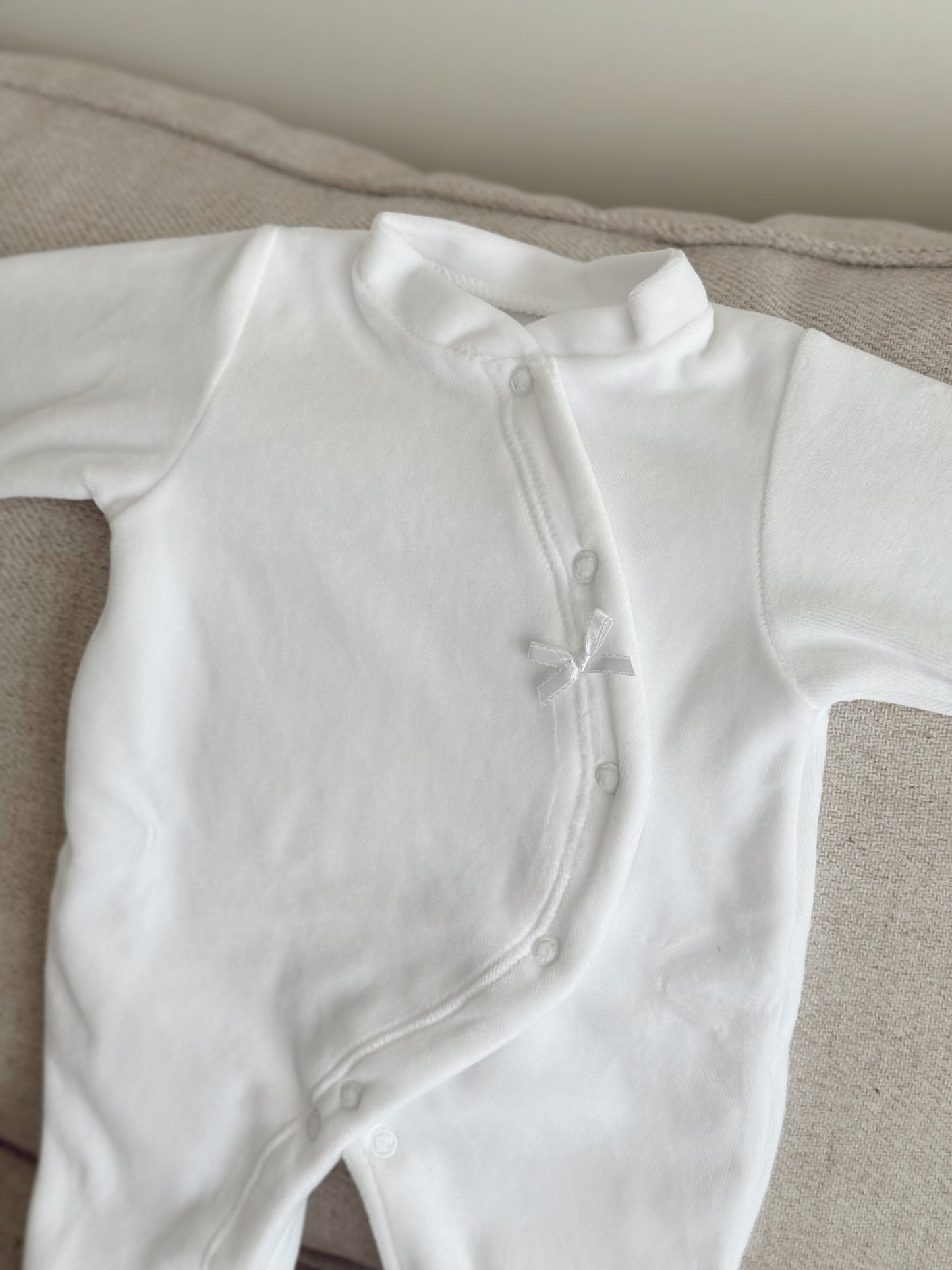 babygrow veludo gola menino