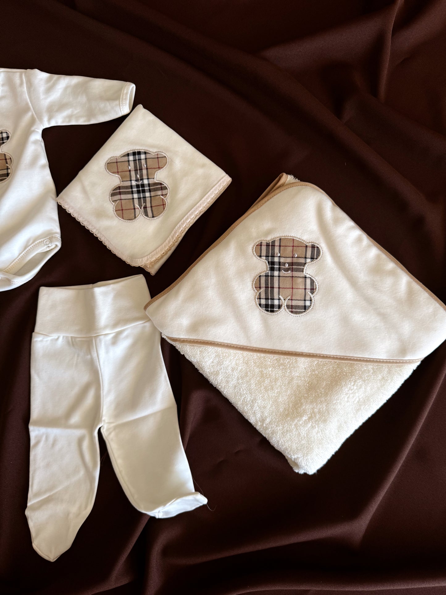 Conjunto ursinho padrão BB