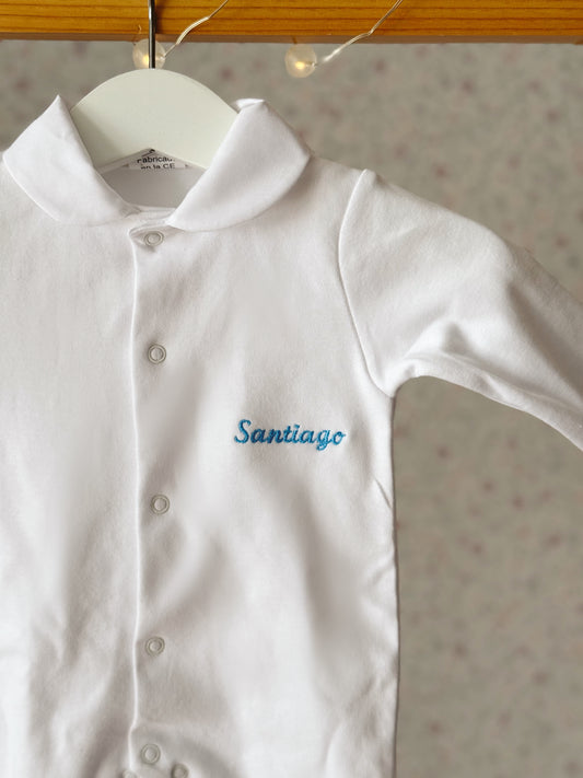 babygrow algodão gola menino