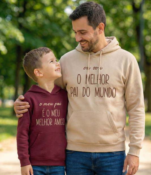 O melhor pai do mundo sweatshirt
