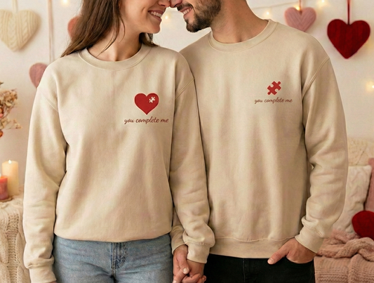 Lovers sweatshirt puzzle