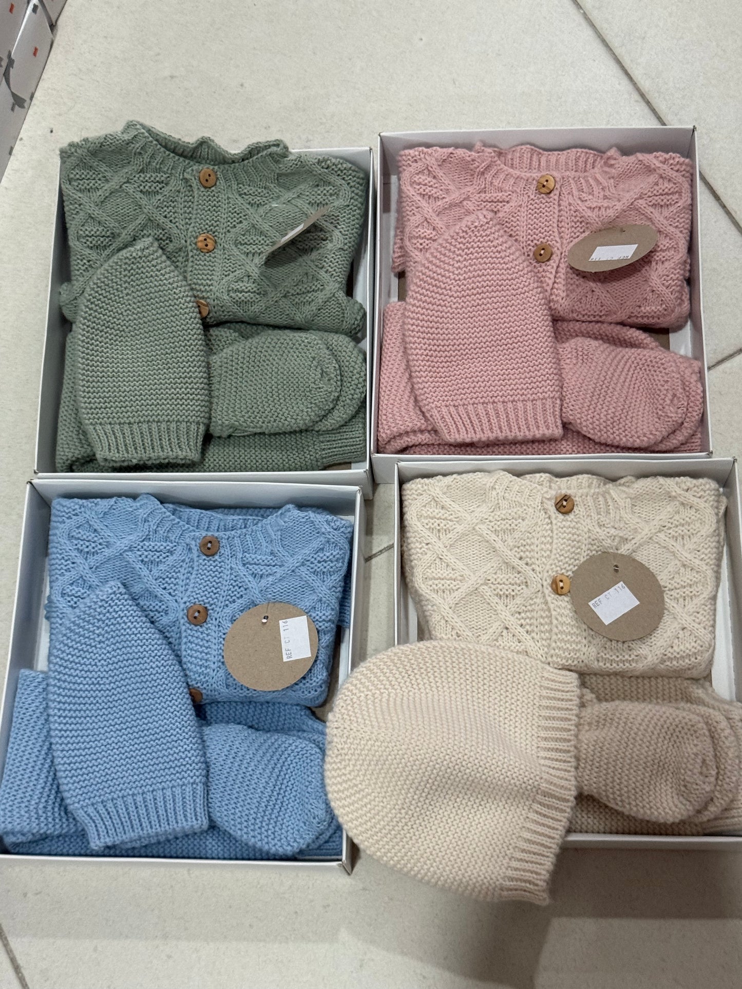 Conjunto 3 peças malha