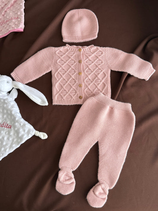 Conjunto 3 peças malha