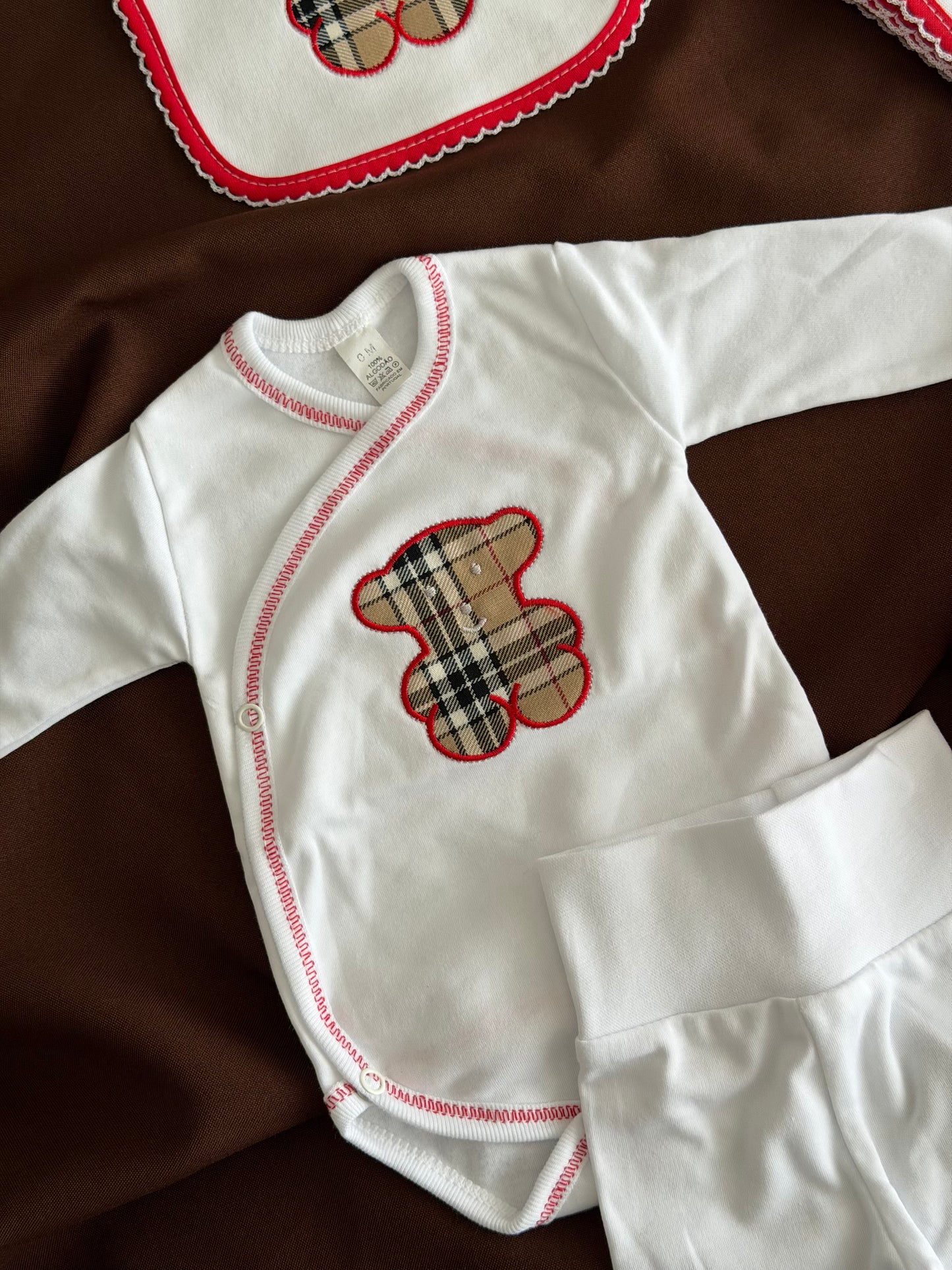 Conjunto 'Burberry' 5 peças Natal