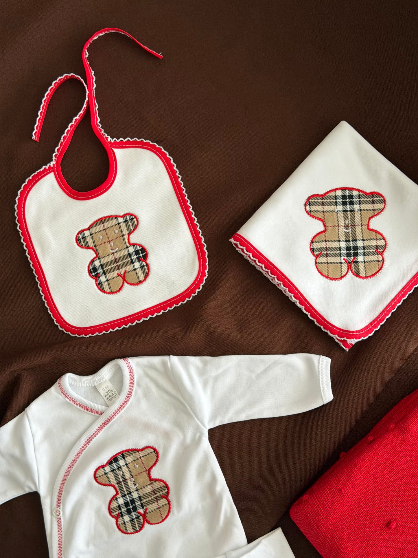 Conjunto 'Burberry' 5 peças Natal