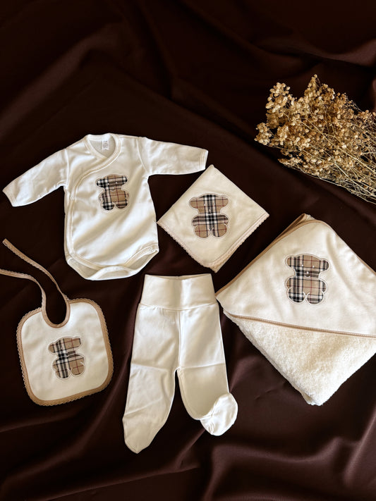 Conjunto ursinho padrão BB